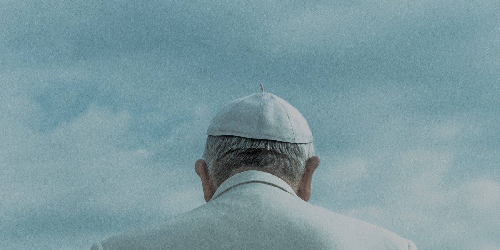 Back of Pope Francis